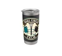 GOAL CIRCLE CALM Netball calme près du panier Gobelet isotherme en acier inoxydable double paroi