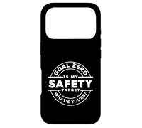 Goal Zero | Cible de sécurité | La sécurité d'abord | Cadeau de Jour de sécurité Coque pour iPhone 17 Pro