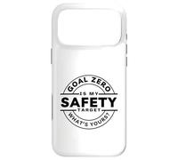 Goal Zero | Cible de sécurité | La sécurité d'abord | Cadeau de Jour de sécurité Coque pour iPhone 17 Pro Max