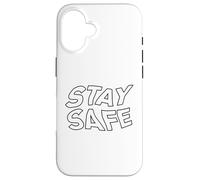 Goal Zero | Restez en sécurité | La sécurité d'abord | Cadeau de Jour de sécurité Coque pour iPhone 16