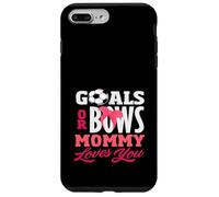 Goals Or Bows Mommy Loves You Sexe Reveal Party Soccer Coque pour iPhone 7 Plus/8 Plus