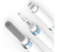 GOALSEN ECP4in1 Kit de nettoyage pour Airpod équipé d'une éponge floquée et d'une pointe de stylo en métal 2 brosses haute densité faciles à nettoyer et difficiles à toucher pour Airpods Pro 1 2 3 -