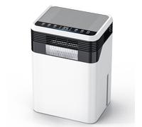 GOAMGE Deshumidificateur d air, 3000ML Déshumidificateur, 3 Modes, Mode Sommeil, Silencieux 33dB, Minuterie 24h, Affichage Intelligent de l'Humidité, Portable, Chambre, Salle de Bain, Cuisine, Maison