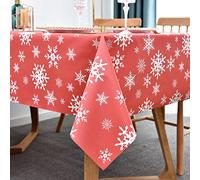 GOAQUA Casa Natale Tovaglia Cucina Tovaglia Decoraione Vacanza Stampa Digitale Tovaglia Imperméable ZB520, 90 x 140 cm 35 x 55 pouces