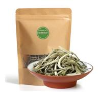 GOARTEA Silver Needle Thé Blanc 150g 5.29oz Premium White Tea Baihao Yinzhen Chinese Silver Tips Loose Leaf - Low Caffeine