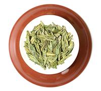 GOARTEA Thé Vert - 100g (3.5 Oz) Supreme Anji Bai Cha Long Jing White Dragon Well Loose Spring Leaf Chinese GREEN TEA VERT