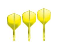 GOAT Air No6 Combo Flight Fléchette Intégré Plastique Medium Lot de 3 Jaune