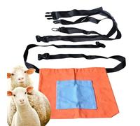 Goat Anti-Breeding Apron - Canvas Mating Control Harness | Adjustable Lives | Durable Canvas, Adjustable Straps, Effective Barrier, For Sheep Goats Cows, Farm & Pasture Use, Supports Reproduction Managem