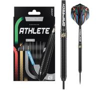 GOAT - Athlete Black Brass Fléchettes Pointes d'Acier 13 G Comprend 3 Barrels 3 Flights et 3 Shafts