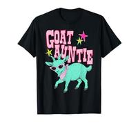 Goat Auntie Funny Farm Animal Family Humor Women T-Shirt