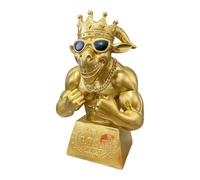 Goat Award - Petite figurine de chèvre mus de table humoristique | Figurine de chèvre mus en résine, 14 x 8 x 20 cm, motif humoristique pour joueurs, gagnants, capitaines, bureaux