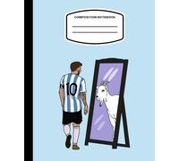 GOAT Composition Notebook: College Ruled • Black Cover • Perfect for School, Notes, and Sports Fans - Inspired by the Greatest of All Time