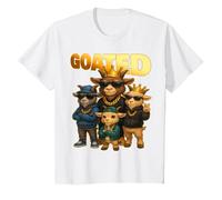 Goat Crew - La Meilleure édition Drip de Tous Les Temps T-Shirt, Enfant, Blanc, 2 Ans