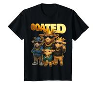 Goat Crew - La Meilleure édition Drip de Tous Les Temps T-Shirt, Enfant, Noir, 12 Ans