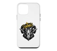 Goat Crown King Greatest of Funny Goat Crowned Coque pour iPhone 12 Mini