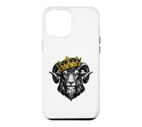 Goat Crown King Greatest of Funny Goat Crowned Coque pour iPhone 12 Pro Max