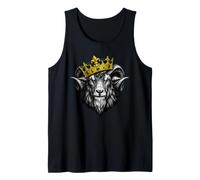 Goat Crown King Greatest of Funny Goat Crowned Débardeur