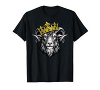 Goat Crown King Greatest of Funny Goat Crowned T-Shirt