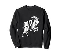 Goat Daddy Funny Goat Pun Cadeau pour Homme Papa Humour Sweatshirt