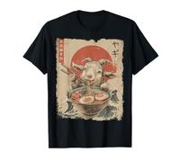 Goat Farm Farmer Vintage Ramen Nouilles Japonaises T-Shirt