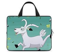 Goat Frolic Housse pour ordinateur portable ultra fine, légère et imperméable 10 pouces en néoprène durable avec dragonne