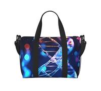 Goat Frolic Sac de voyage à bandoulière résistant à l'eau Sac à main de grande capacité, Hélix génétique ADN, Taille unique