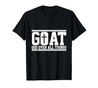Goat God Over All Things Christian Faith Jésus T-Shirt Graphique avec Valeur