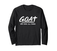 Goat God Over All Things Religious Jesus Meme Church Manche Longue