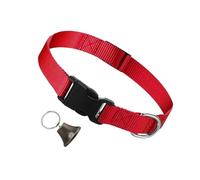 Goat Grazing Collar Bell Set | Adjustable Nylon Zinc Alloy Livestock Strap 14.3-20.7inch 25g | Anti Loss Ranch Training Accessory Sheep Cow Herding Equipment Outdoor Pasture Farm | Durable Buckle Nois