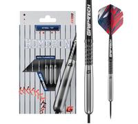 GOAT - Homerun 90 % 25 G. Argent, Fléchettes Pointe Acier, Comprend 3 Barrels, 3 Flights et 3 Tiges
