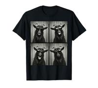 Goat in Sunglasses Funny Photobooth Goat Selfie Farm Animal T-Shirt