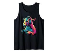 Goat Lovers Casque de jeu Motif chèvre Débardeur