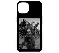 Goat Meme Country Humor Farm Chaos Scene Broken Barnyard Coque pour iPhone 13