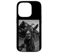 Goat Meme Country Humor Farm Chaos Scene Broken Barnyard Coque pour iPhone 14 Pro