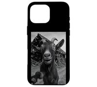 Goat Meme Country Humor Farm Chaos Scene Broken Barnyard Coque pour iPhone 16 Pro Max
