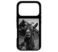 Goat Meme Country Humor Farm Chaos Scene Broken Barnyard Coque pour iPhone 17 Pro