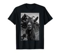 Goat Meme Country Humor Farm Chaos Scene Broken Barnyard T-Shirt