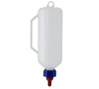 Goat Milk Feeder - Lamb Nursing Bottle, Sheep Feeding Supplies, Animal Bottle with Easy Flow Nipple, Calf Feeding Equipment Small Farm Animals, Livestock Milk Drink Container