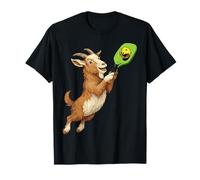 Goat Playing Pickleball Sports Animal Lover T-Shirt