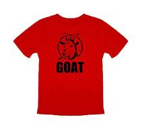 Goat T-Shirts à Manches Courtes Greatest of All Time Animal Funny Birthday Dad King Mens Womens Ladies Unisex(Medium)