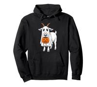 Goat Trick Or Treating - Drôle de chèvre fantôme Effrayant Halloween Sweat à Capuche