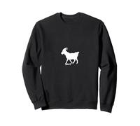 Goat White Sweatshirt