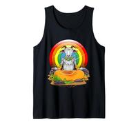 Goat Yoga Spiritual Animal Yogi Loves Mediter with Goats Débardeur