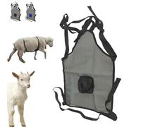 Goats Skirt Apron, Goat Anti Breeding Apron for Goats Sheep, Livestock Clothing with Adjustable Strap, Polyester Resistant Material (Black)