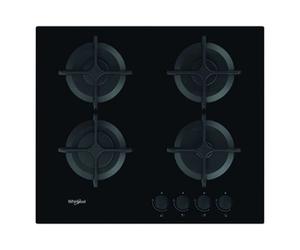 GOB 616/NB - Table de cuisson au gaz - 4 plaques de cuisson - Niche - largeur : 56 cm - profondeur : 49 cm - noir