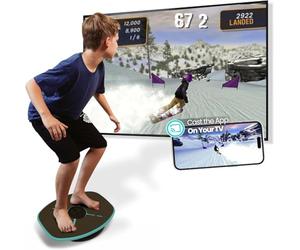 GoBalance Board Planche d'équilibre avec capteur Bluetooth intelligent, 12 jeux interactifs gratuits - Amusant, entraînement à l'équilibre et entraînement à domicile pour améliorer la coordination et