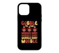 Gobble Til You Wobble Baby Funny Thanksgiving Day Turquie Coque pour iPhone 12 Mini