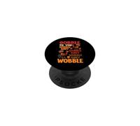 Gobble Til You Wobble Baby Funny Thanksgiving Day Turquie PopSockets PopGrip Adhésif