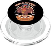 Gobble Til You Wobble Remix Thanksgiving Turquie DJ Musique PopSockets PopGrip pour MagSafe