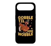 Gobble Til You Wobble, Un pèlerin à la Dinde Amusant pour Thanksgiving Coque pour iPhone Air